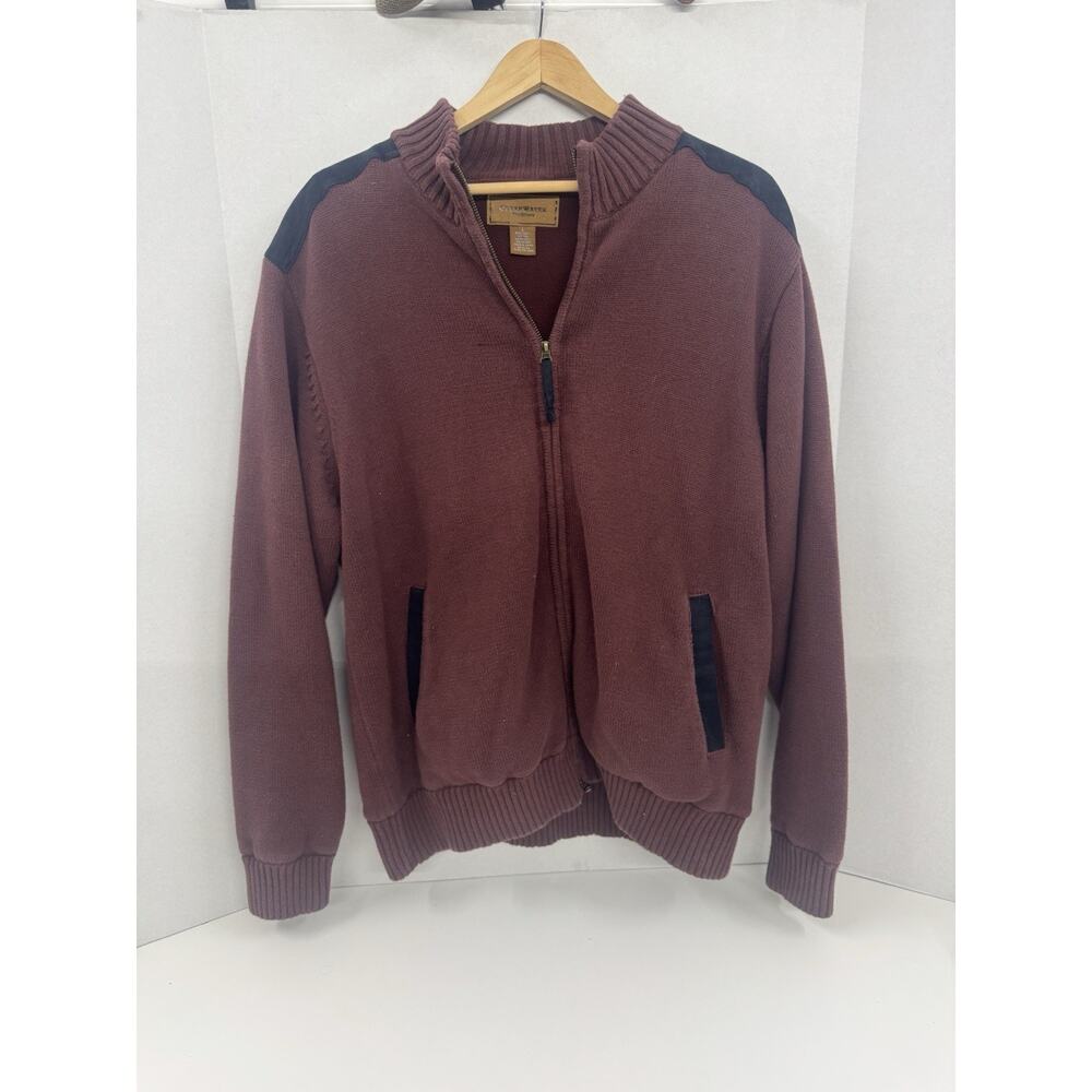 Clear Water Outfitters Men’s Full Zip Sweater Size L